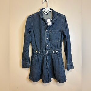 Target Dark Wash Denim Romper